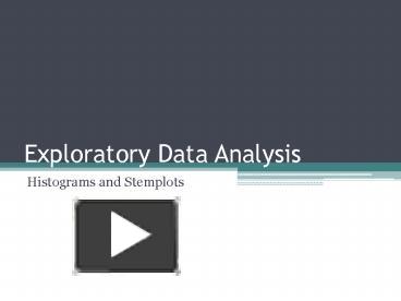 PPT – Exploratory Data Analysis PowerPoint presentation | free to view ...