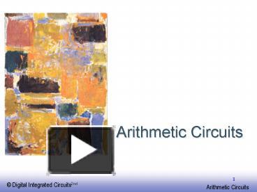 PPT – Arithmetic PowerPoint presentation | free to view - id: 11a67d-NDVjO