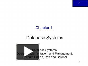 PPT – Database Systems PowerPoint presentation | free to download - id ...