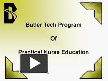 Butler Tech Program presentation | free to view