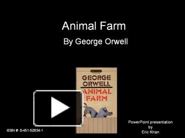 Animal Farm presentation | free to view