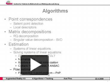 PPT – Algorithms PowerPoint presentation | free to view - id: 12329f-OWI4O