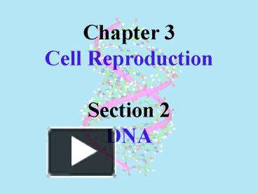 PPT – Cell Reproduction PowerPoint presentation | free to view - id ...