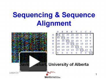 Sequencing presentation | free to view