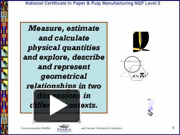 PPT – Measure, estimate and calculate physical quantities and explore ...