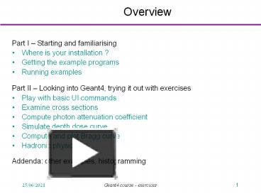 PPT – Overview PowerPoint presentation | free to download - id: 12db39 ...