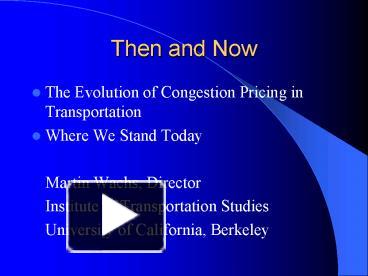 Then and Now presentation | free to download