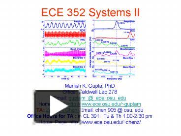 PPT – ECE 352 Systems II PowerPoint presentation | free to download ...