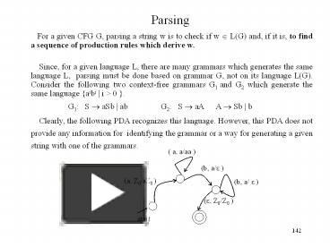 PPT – Parsing PowerPoint presentation | free to download - id: 134d5-MTE1M