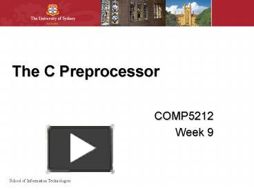 PPT – The C Preprocessor PowerPoint presentation | free to view - id ...