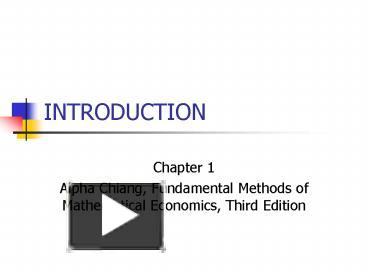 Chiang mathematical economics free download