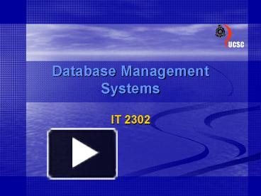 PPT – Database Management Systems PowerPoint presentation | free to ...
