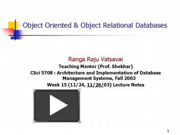 PPT – Object Oriented PowerPoint presentation | free to download - id ...
