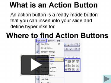 PPT – What is an Action Button PowerPoint presentation | free to view ...