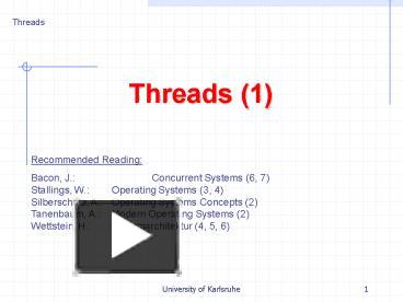 PPT – Threads PowerPoint presentation | free to view - id: 13f2be-MTc1Y