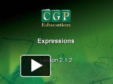 PPT – Expressions PowerPoint presentation | free to view - id: 148e11-MjM2O