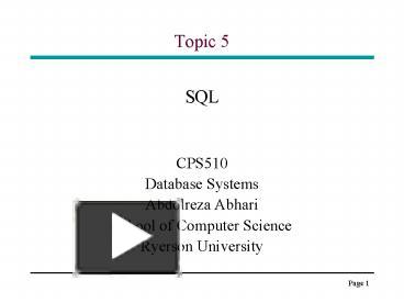 PPT – SQL PowerPoint presentation | free to download - id: 14b711-ZGYxY