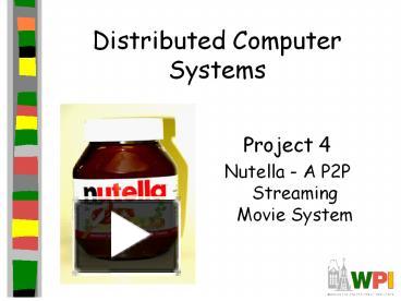 PPT – Distributed Computer Systems PowerPoint presentation | free to ...