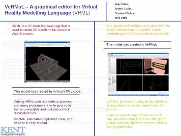 VRML V2.0 utf8 presentation | free to download