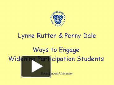 PPT – Lynne Rutter PowerPoint presentation | free to view - id: 16de20 ...