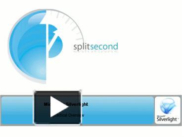 Microsoft Silverlight presentation | free to view