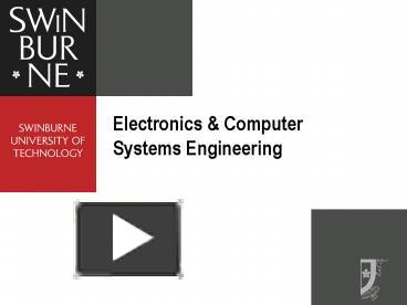 PPT – Electronics PowerPoint presentation | free to view - id: 173c8c-ZDc1Z