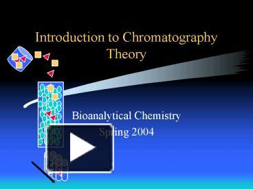 Introduction to Chromatography Theory presentation | free to view