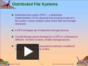 Distributed File Systems presentation | free to download