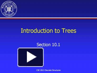 PPT – Introduction to Trees PowerPoint presentation | free to view - id ...