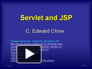 PPT – Servlet and JSP PowerPoint presentation | free to view - id ...