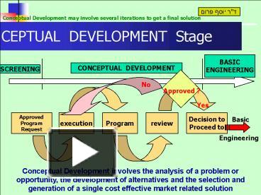 CONCEPTUAL DEVELOPMENT Stage presentation | free to download