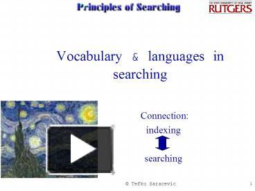 PPT – Vocabulary PowerPoint presentation | free to download - id: 198a3 ...
