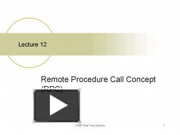 PPT – Remote Procedure Call Concept RPC PowerPoint presentation | free ...