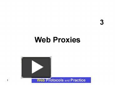 PPT – Web Proxies PowerPoint presentation | free to download - id ...