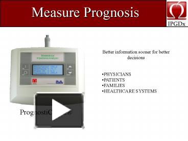 PPT – Measure Prognosis PowerPoint presentation | free to view - id ...