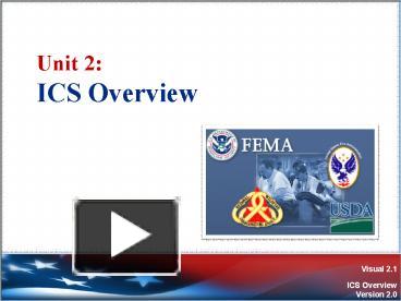 PPT – Unit 2: ICS Overview PowerPoint presentation | free to view - id ...