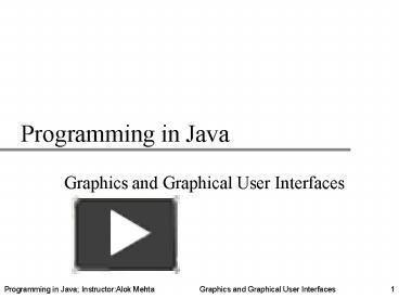 PPT – Programming in Java PowerPoint presentation | free to download ...
