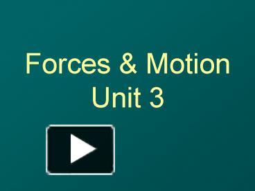 PPT – Forces PowerPoint presentation | free to view - id: 1beee3-YTQxZ