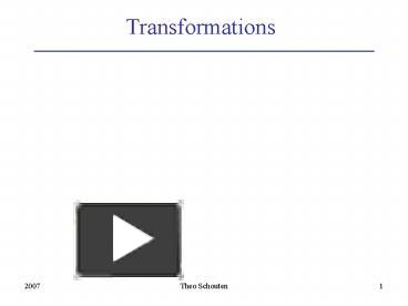 PPT – Transformations PowerPoint presentation | free to download - id ...