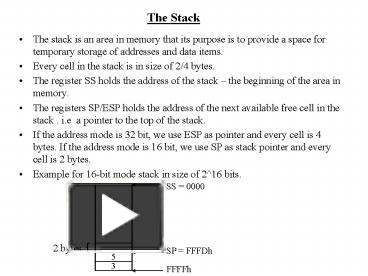 PPT – The Stack PowerPoint presentation | free to view - id: 1d5b1f-ZDc1Z