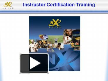PPT – Instructor Certification Training PowerPoint presentation | free ...
