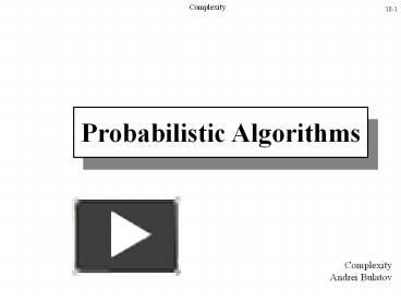 PPT – Complexity PowerPoint presentation | free to download - id ...