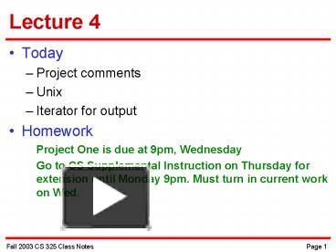 Today presentation | free to view