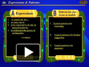 PPT – A' Expressions: PowerPoint presentation | free to view - id ...