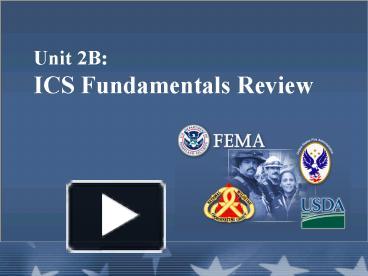 PPT – Unit 2B: ICS Fundamentals Review PowerPoint presentation | free ...