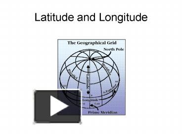 Latitude and Longitude presentation | free to view