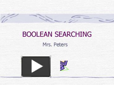 PPT – BOOLEAN SEARCHING PowerPoint presentation | free to download - id ...