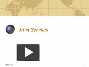 PPT – Java Servlets PowerPoint presentation | free to download - id ...
