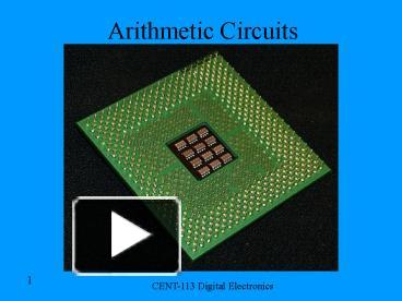 Arithmetic Circuits presentation | free to view