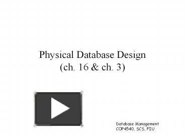 PPT – Database Management PowerPoint presentation | free to view - id ...